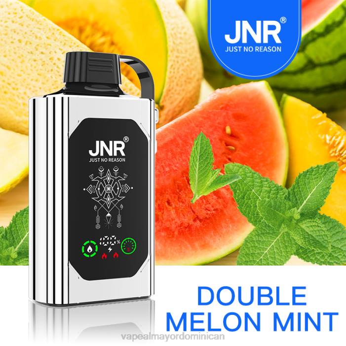 X82D621 - vape al mayor Dominican doble melón menta JNR SHISHA BOX