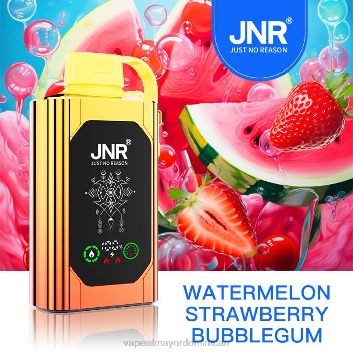 X82D631 - vape al mayor Dominican sandía fresa chicle JNR SHISHA BOX