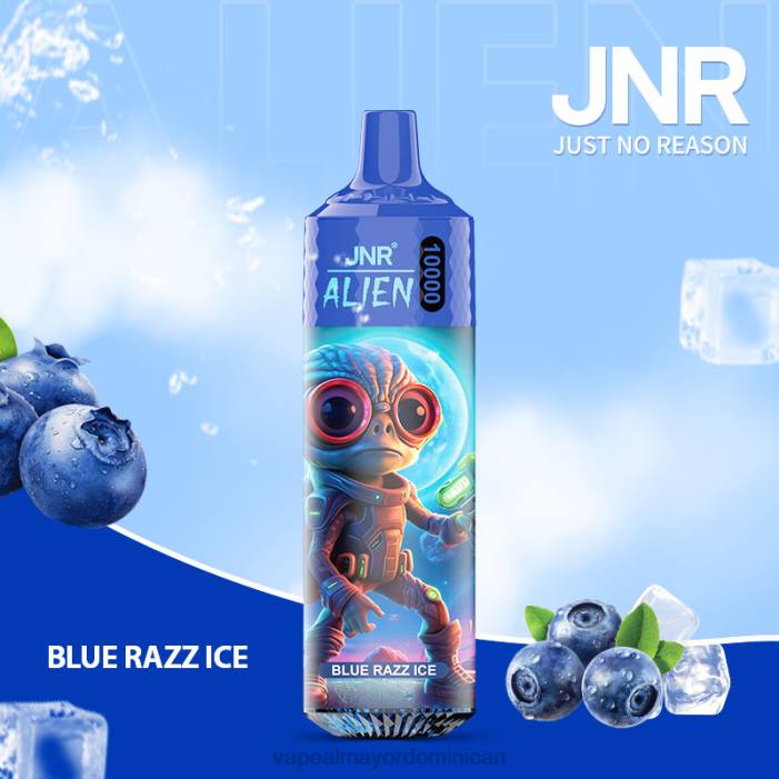 X82D635 - vapeo al por mayor hielo azul JNR ALIEN