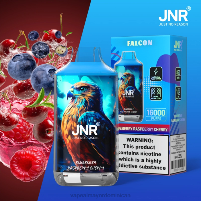 X82D699 - mayorista vape arándano frambuesa cereza JNR FALCON