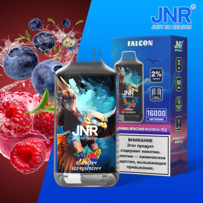 X82D700 - tienda de vapeo al por mayor República Dominicana arándano rojo frambuesa JNR FALCON