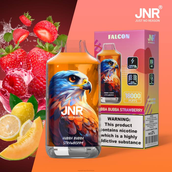 X82D706 - distribuidor vapeo al por mayor hubba bubba fresa JNR FALCON