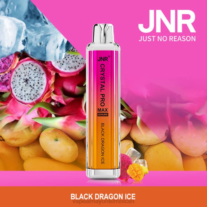 X82D726 - distribuidor vapeo al por mayor hielo del dragón negro JNR CRYSTAL PRO MAX