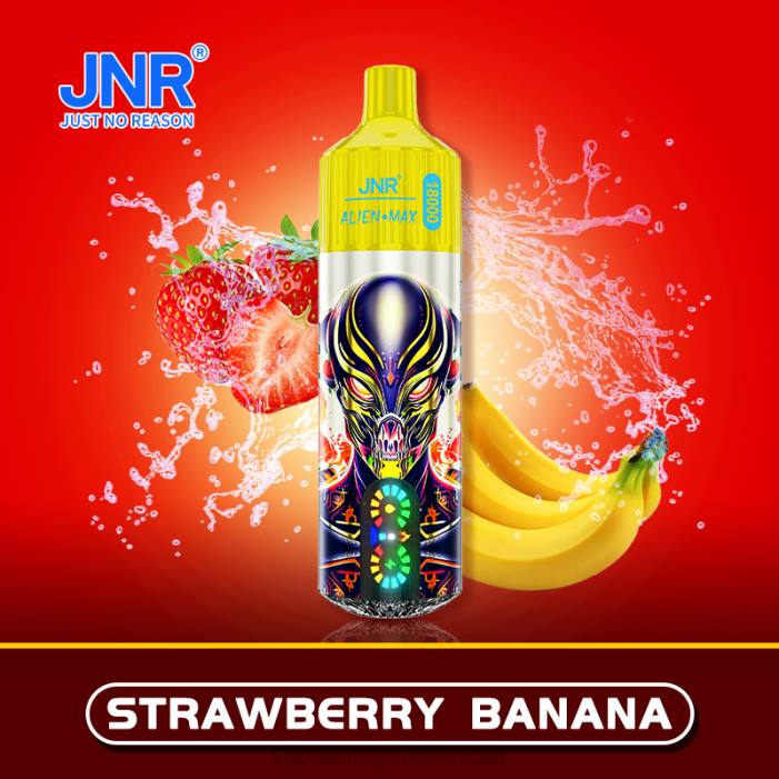 X82D567 - productos de vapeo al por mayor Fresa plátano JNR ALIEN MAX