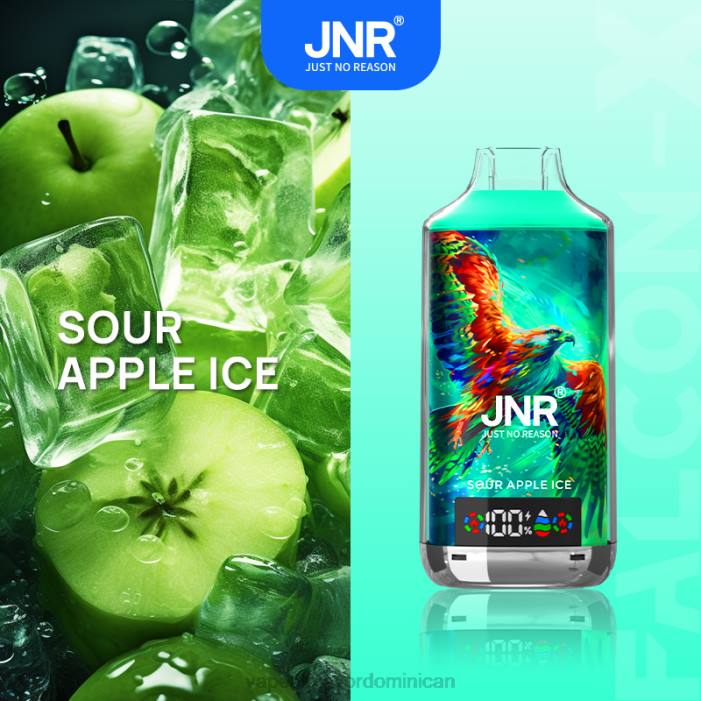 X82D554 - vape desechable hielo de manzana agria JNR FALCON-X