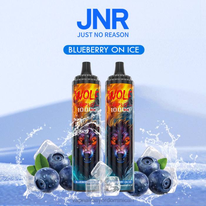 X82D761 - vape al mayor Dominican arándano en hielo JNR WOLF NIPLO
