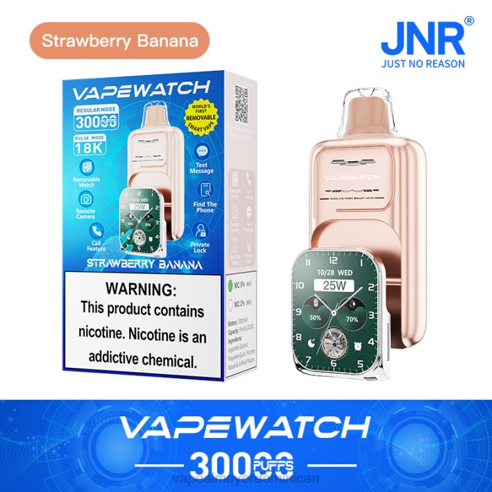 JNR reloj vapeador - productos de vapeo al por mayor plátano fresa 460X7