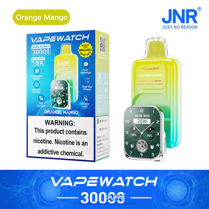 JNR reloj vapeador - tienda de vapeo al por mayor mango naranja 460X2