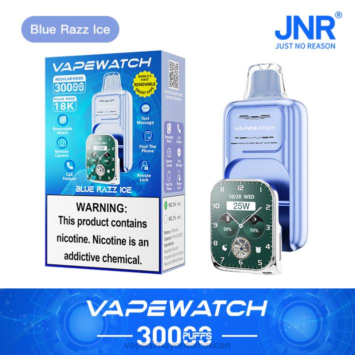 JNR reloj vapeador - vape al mayor Dominican hielo azul 460X11
