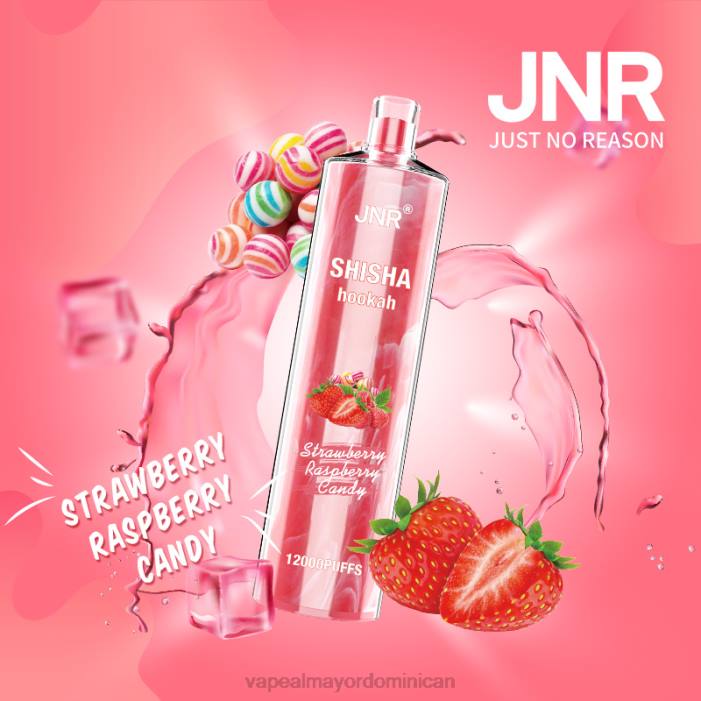 X82D691 - vape al mayor Dominican caramelo de fresa y frambuesa JNR SHISHA