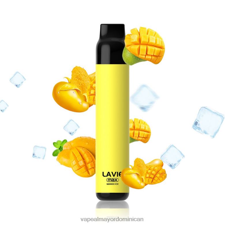 Liquido De Vape Al Por Mayor En República Dominicana TFX66279 LAVIE BAR 5000 inhalaciones - máx. hielo de mango