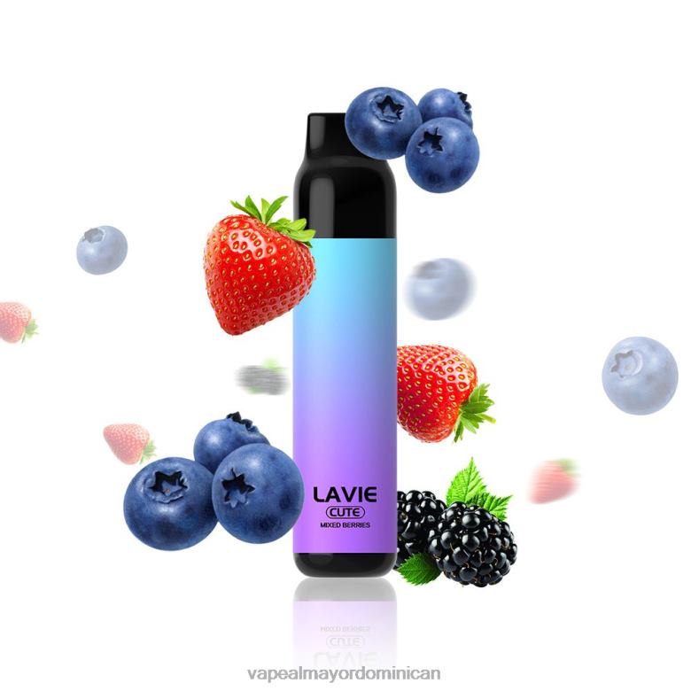 Liquido De Vape Al Por Mayor En República Dominicana TFX66289 LAVIE BAR 3000 bocanadas bayas mixtas