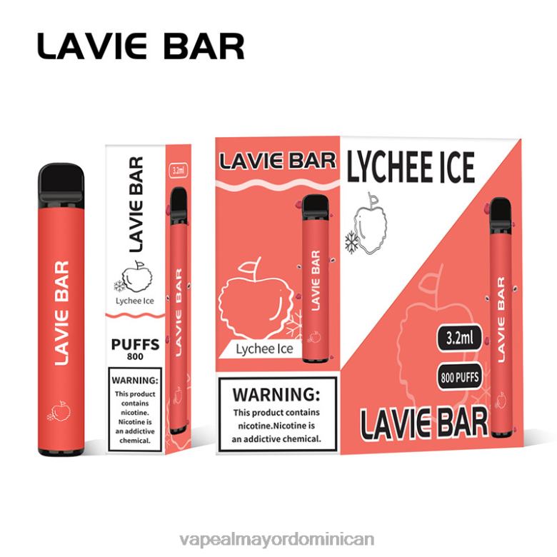 Mayorista Vapeo TFX66313 LAVIE BAR 800 bocanadas hielo de lichi