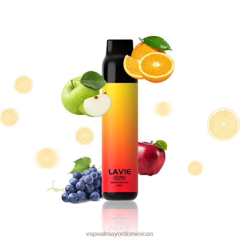 Productos De Vapeo Al Por Mayor TFX66288 LAVIE BAR 3000 bocanadas uva naranja manzana