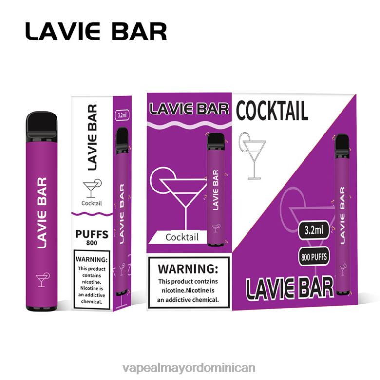 Tienda De Vapeo Al Por Mayor República Dominicana TFX66312 LAVIE BAR 800 bocanadas cóctel