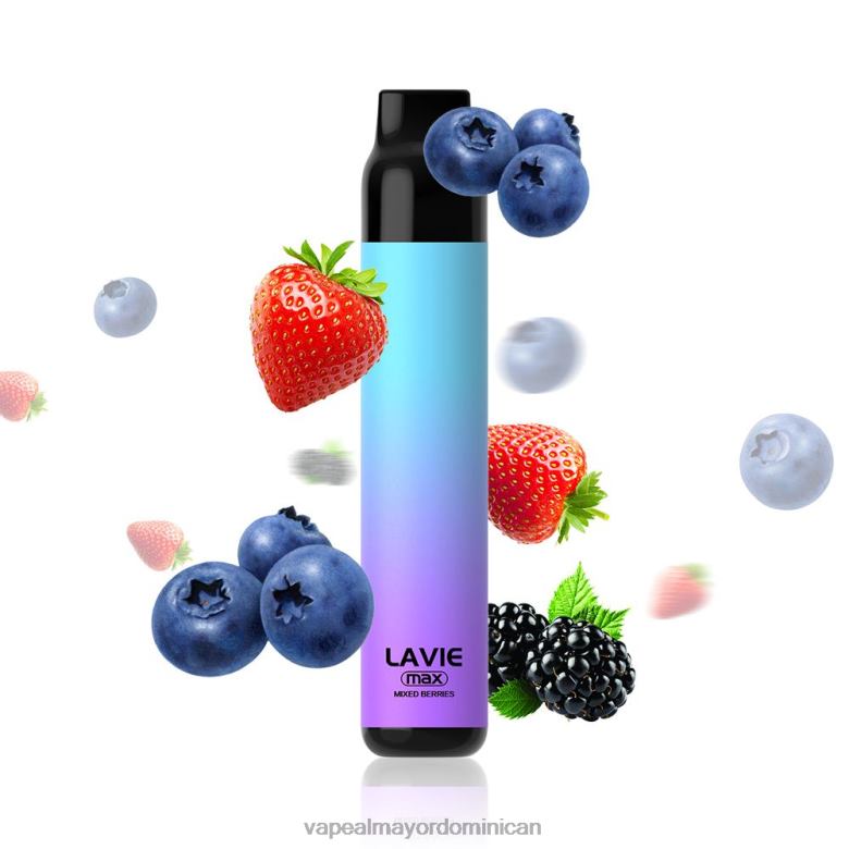 Vape Al Mayor Dominican TFX66281 LAVIE BAR 5000 inhalaciones - máx. bayas mixtas