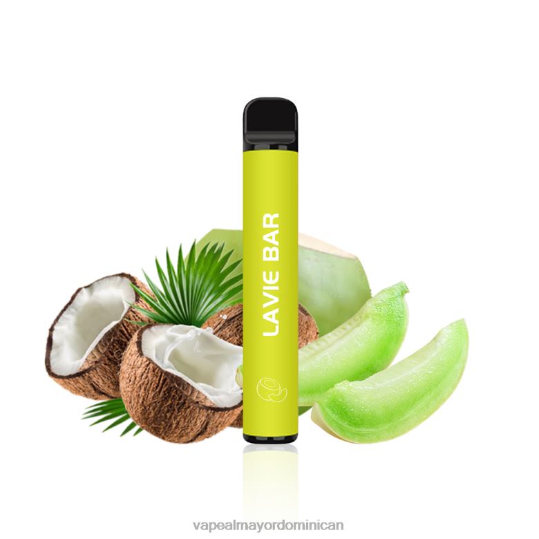 Vape Desechable TFX66324 LAVIE BAR Versión al 2% 800 inhalaciones melón coco