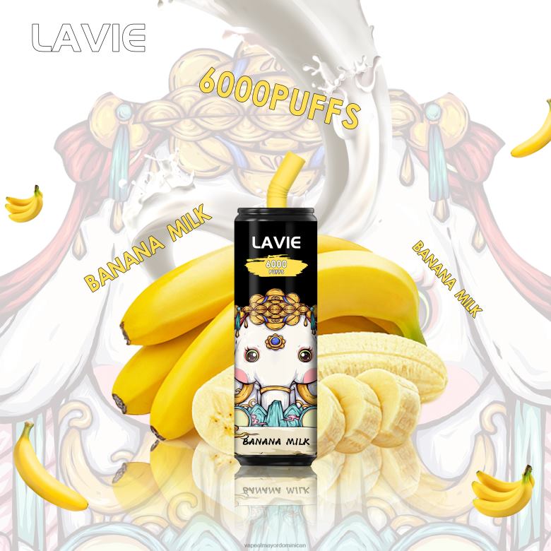 Vape Desechable TFX66274 LAVIE Coke BAR 6000 bocanadas leche de plátano