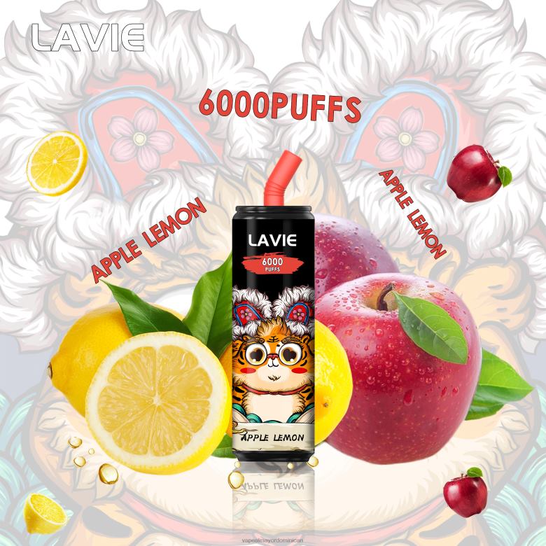 Vapeo Al Por Mayor TFX66275 LAVIE Coke BAR 6000 bocanadas manzana limon