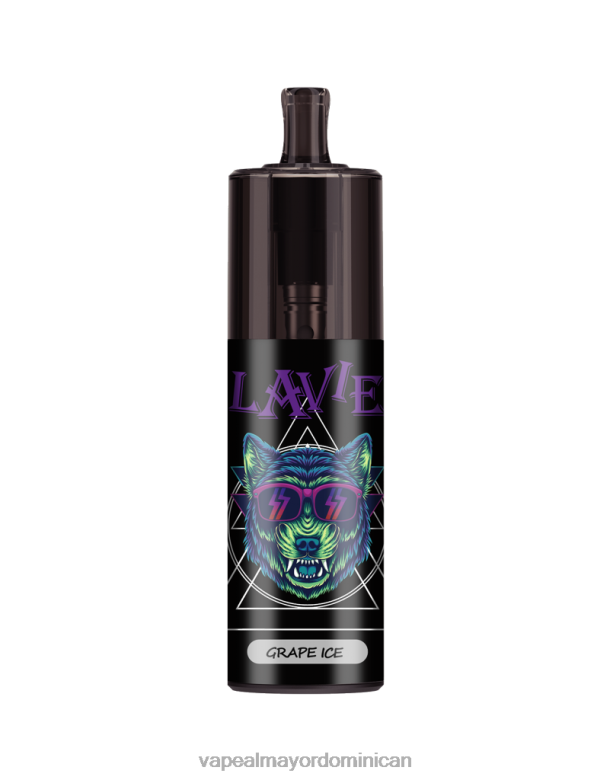 Vape Al Mayor Dominican TFX66331 LAVIE COLOUR BAR Control de flujo de aire de 10000 inhalaciones. hielo de uva