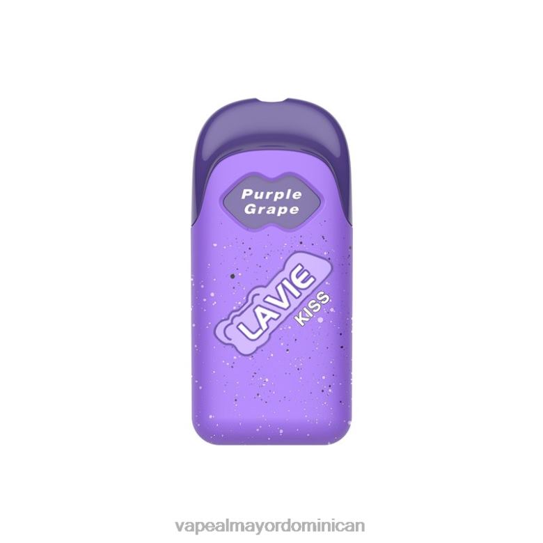 Tienda De Vapeo Al Por Mayor República Dominicana TFX66112 LAVIE KISS 8000 bocanadas uva morada