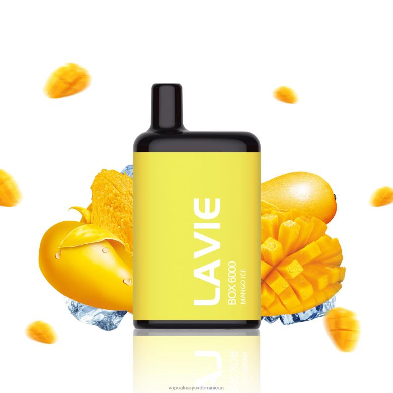 Vape Al Mayor Dominican TFX66201 LAVIE BOX 6000 bocanadas hielo de mango