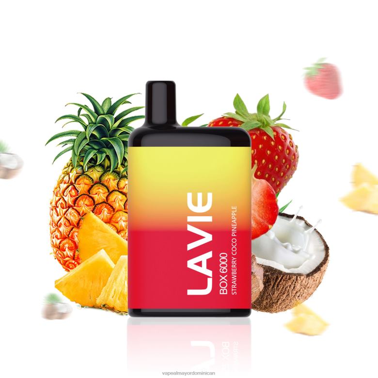 Vapeo Al Por Mayor TFX66205 LAVIE BOX 6000 bocanadas fresa coco piña