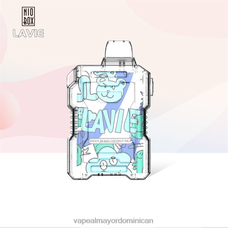 Productos De Vapeo Al Por Mayor TFX66188 LAVIE NIO BOX 9000 bocanadas judías verdes leche de coco