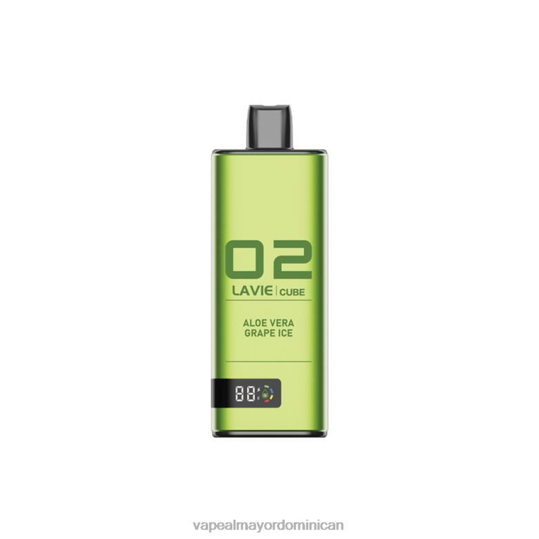 Distribuidor Vapeo Al Por Mayor TFX6636 LAVIE Cube 20000 bocanadas hielo de uva aloe vera