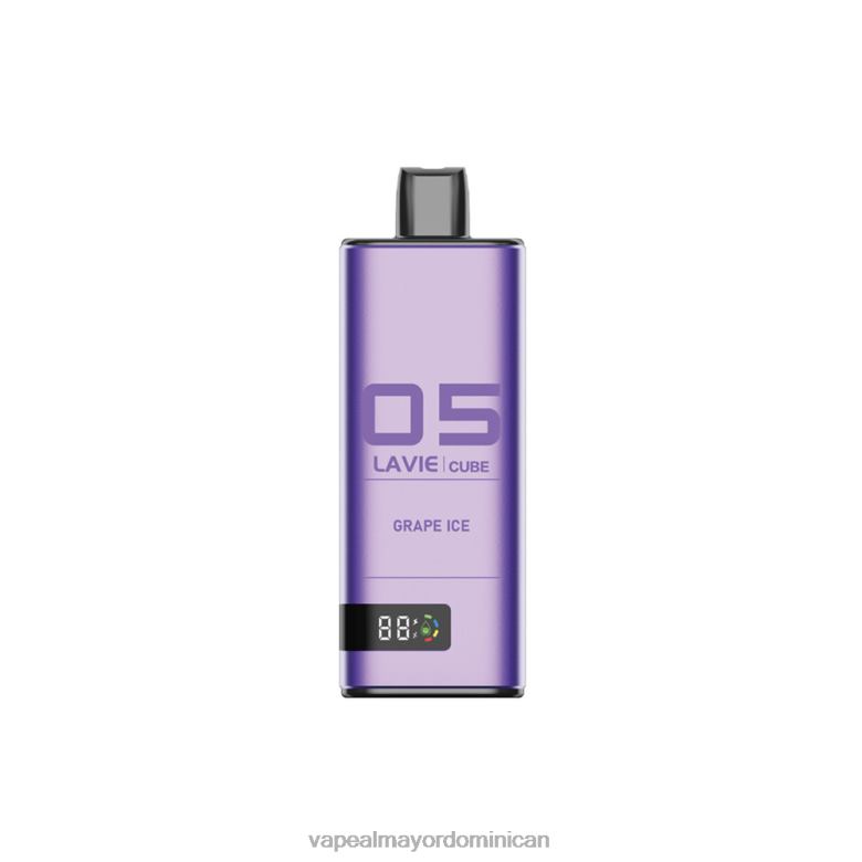 Liquido De Vape Al Por Mayor En República Dominicana TFX6639 LAVIE Cube 20000 bocanadas hielo de uva