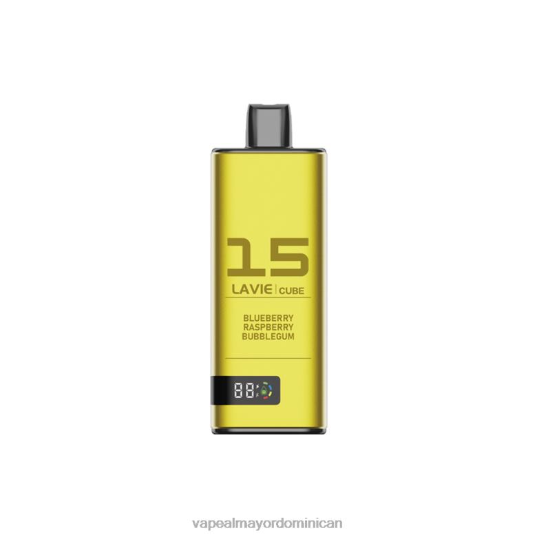 Liquido De Vape Al Por Mayor En República Dominicana TFX6649 LAVIE Cube 20000 bocanadas chicle de frambuesa y arándanos