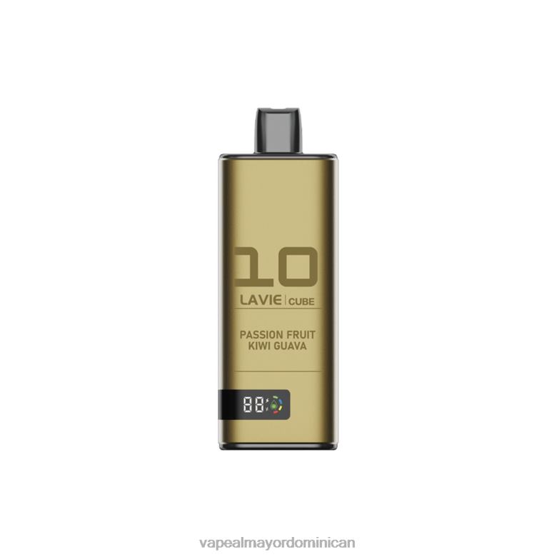 Vape Desechable TFX6644 LAVIE Cube 20000 bocanadas maracuyá kiwi guayaba
