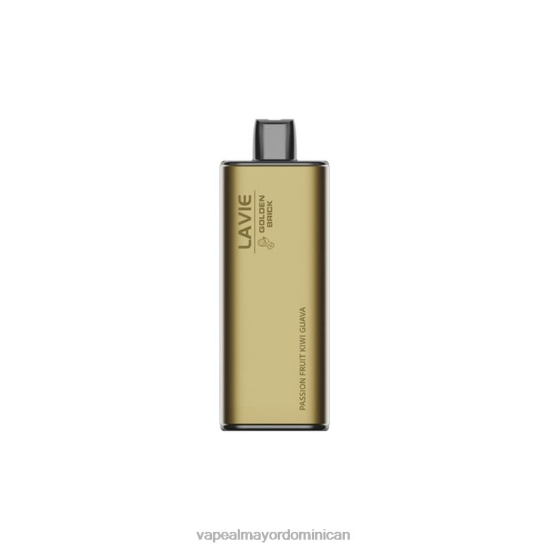 Mayorista Vapeo TFX6663 LAVIE GOLDEN BRICK 10000 bocanadas maracuyá kiwi guayaba