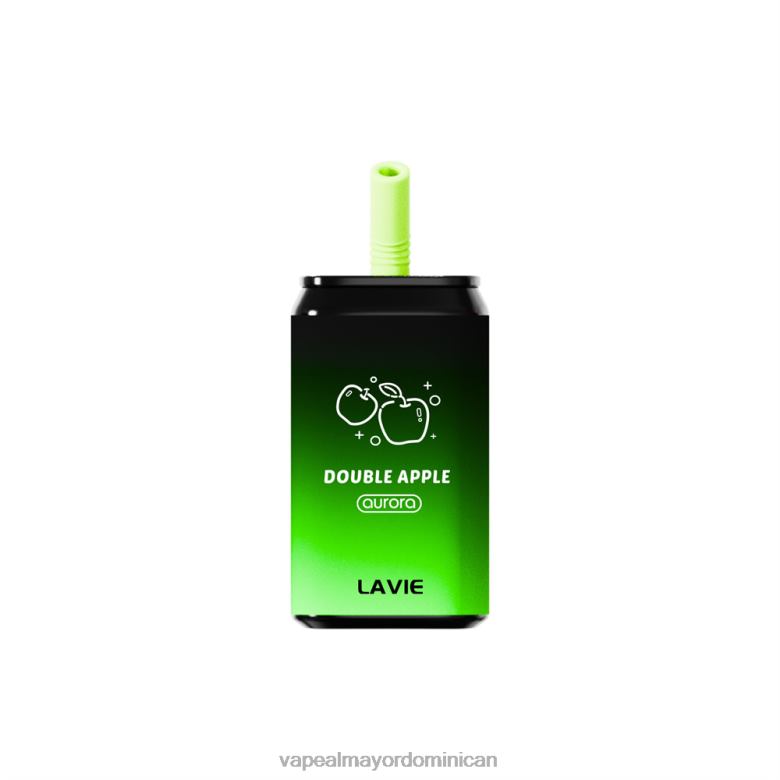 Tienda De Vapeo Al Por Mayor República Dominicana TFX66142 LAVIE Aurora 11000 bocanadas manzana doble