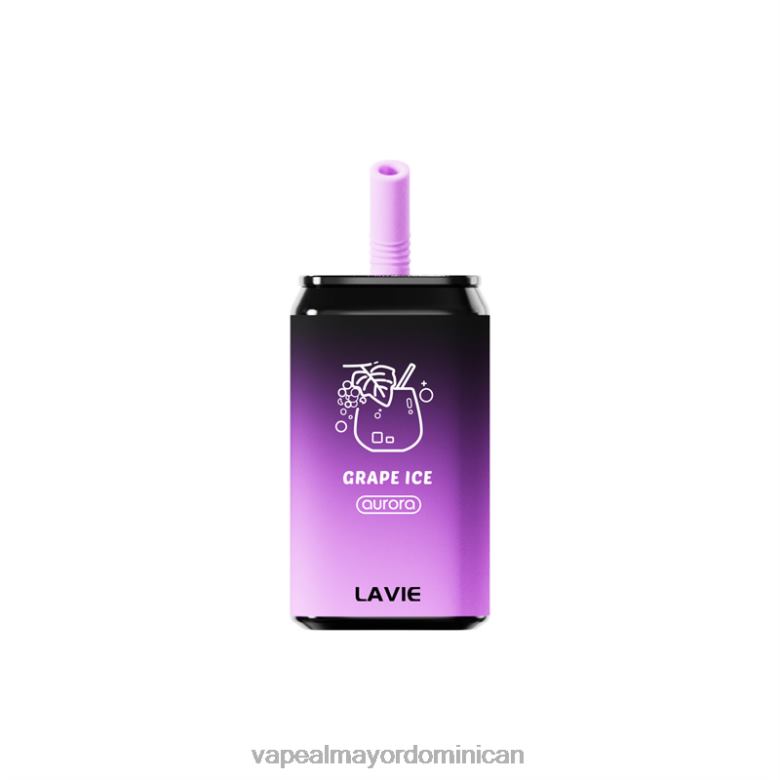 Vape Al Mayor Dominican TFX66151 LAVIE Aurora 11000 bocanadas hielo de uva