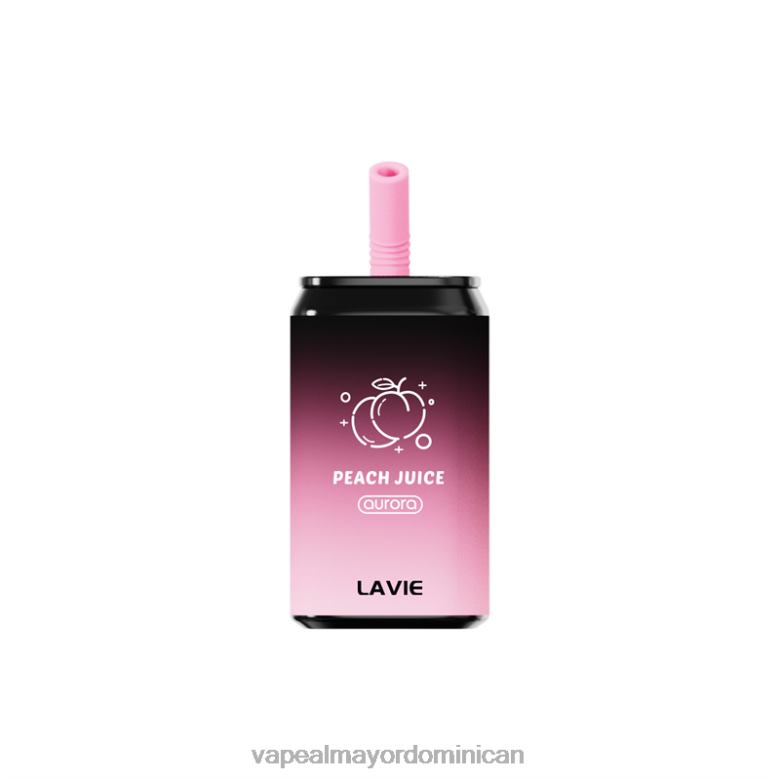Vape Desechable TFX66144 LAVIE Aurora 11000 bocanadas jugo de durazno