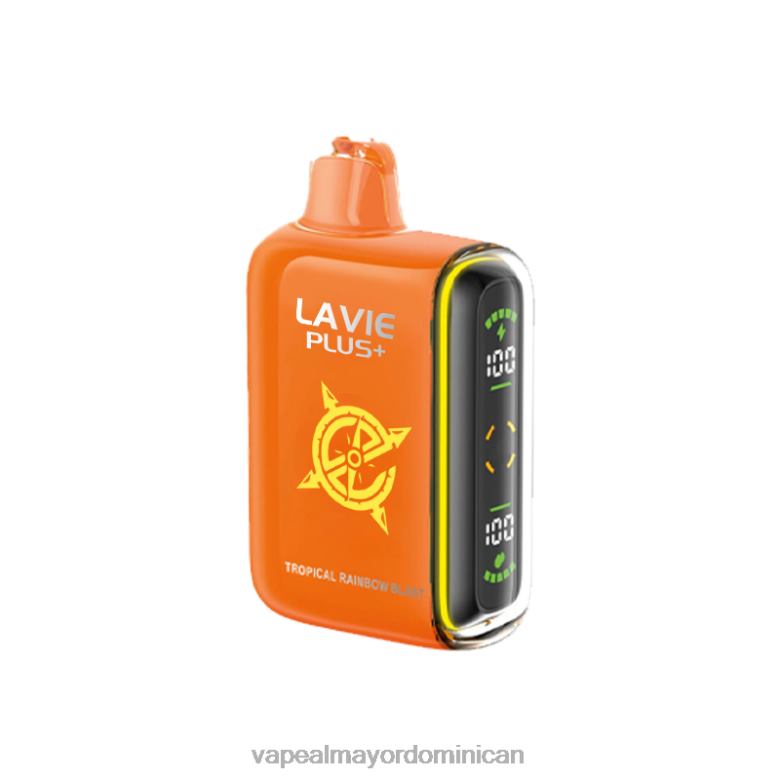 Distribuidor Vapeo Al Por Mayor TFX6696 LAVIE PLUS 15000 bocanadas explosión del arco iris tropical
