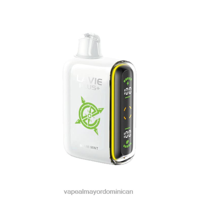 Productos De Vapeo Al Por Mayor TFX6698 LAVIE PLUS 15000 bocanadas menta de miami