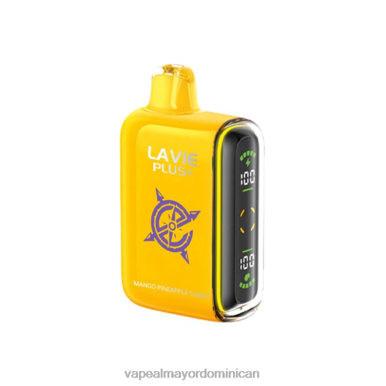 Tienda De Vapeo Al Por Mayor República Dominicana TFX66102 LAVIE PLUS 15000 bocanadas caramelo de piña y mango