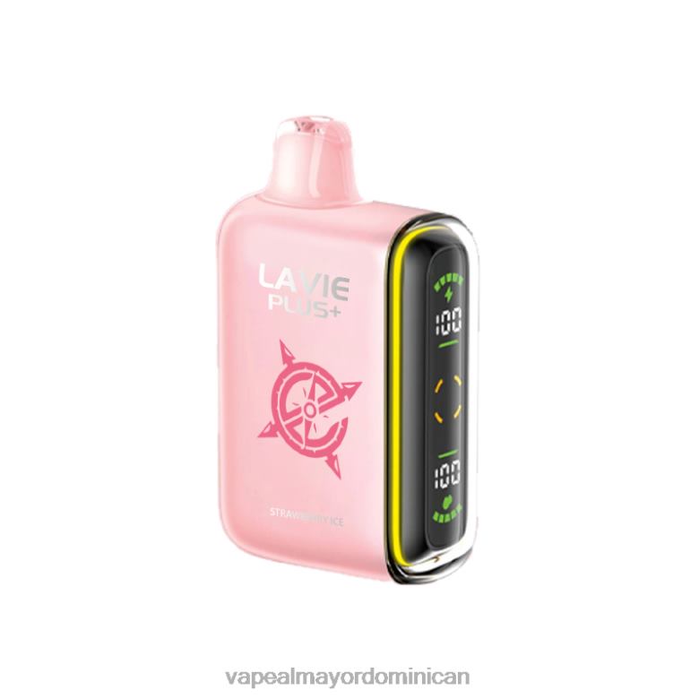 Vape Desechable TFX66104 LAVIE PLUS 15000 bocanadas hielo de fresa