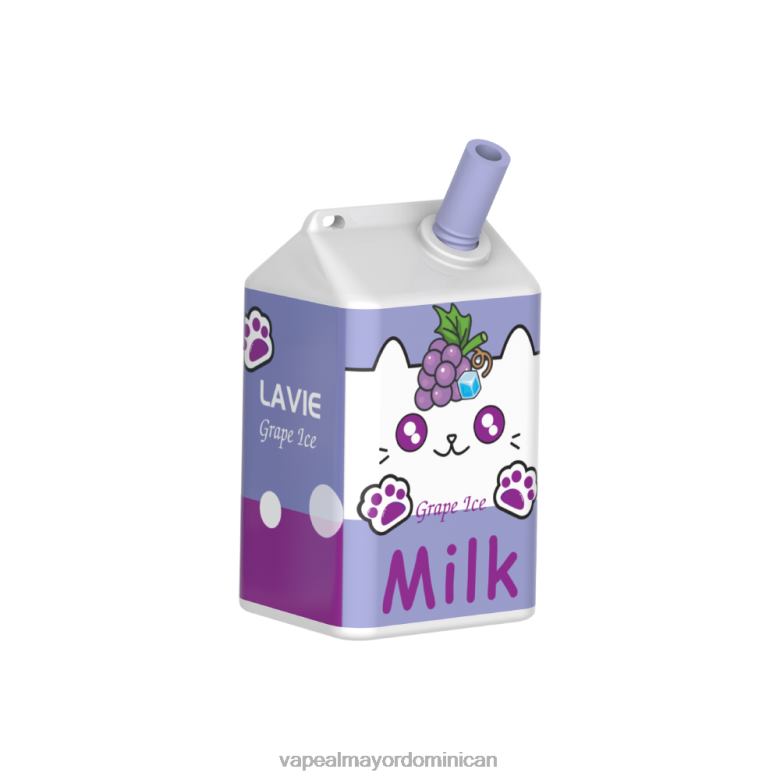 Distribuidor Vapeo Al Por Mayor TFX66186 LAVIE MILK 7000 bocanadas hielo de uva