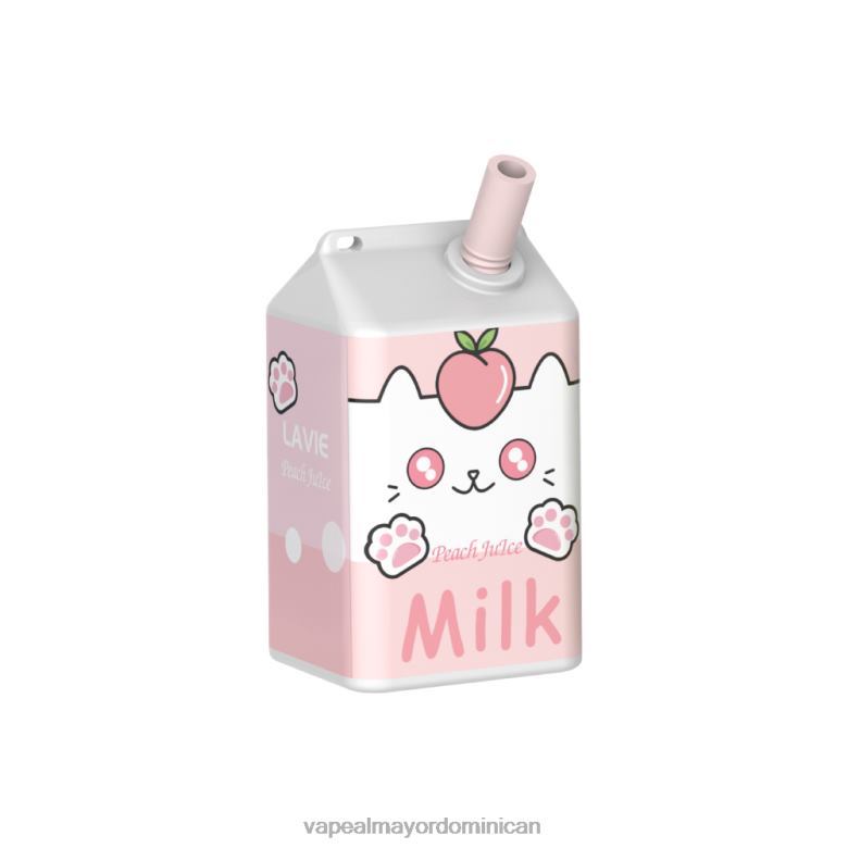 Liquido De Vape Al Por Mayor En República Dominicana TFX66179 LAVIE MILK 7000 bocanadas jugo de durazno