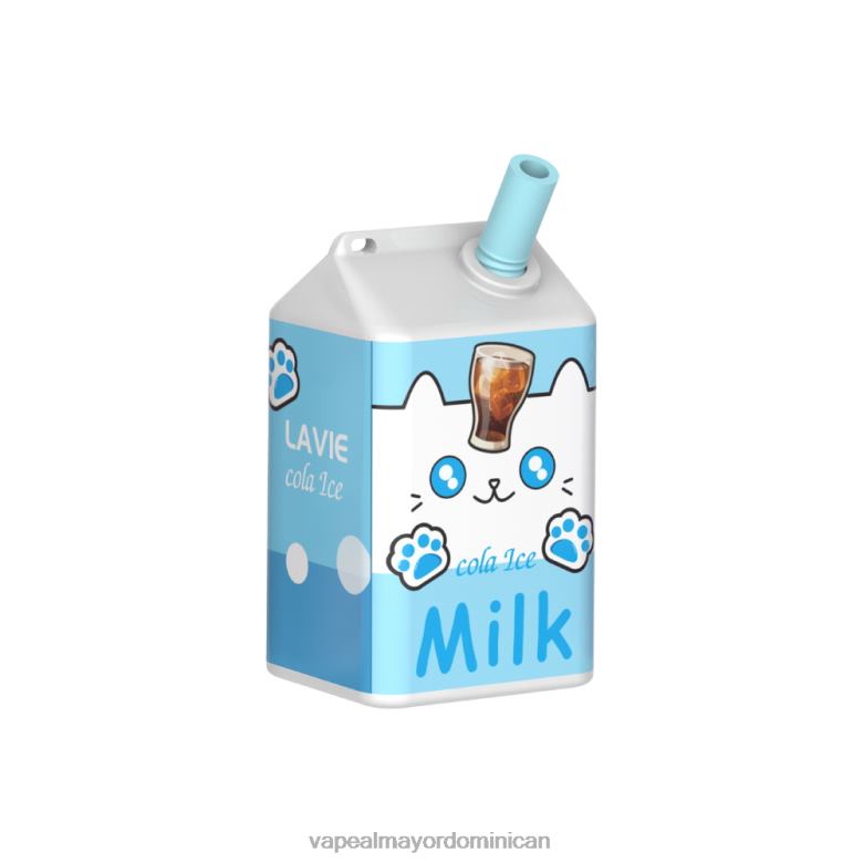 Vape Desechable TFX66184 LAVIE MILK 7000 bocanadas hielo de cola