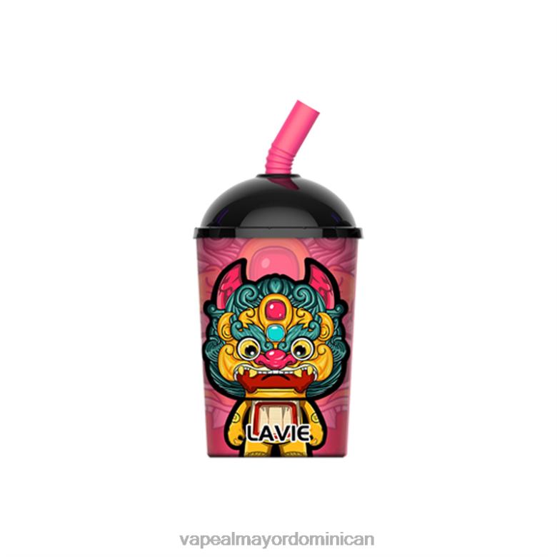 Distribuidor Vapeo Al Por Mayor TFX66266 LAVIE Max Cup 8000 bocanadas hielo de fresa y mango