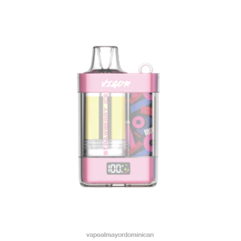 Vape Al Mayor Dominican TFX661 LAVIE VIGOR 15000 bocanadas hielo de fresa