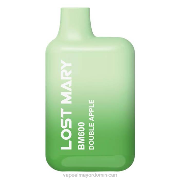 X82D358 - liquido de vape al por mayor en República Dominicana manzana doble LOST MARY BM600
