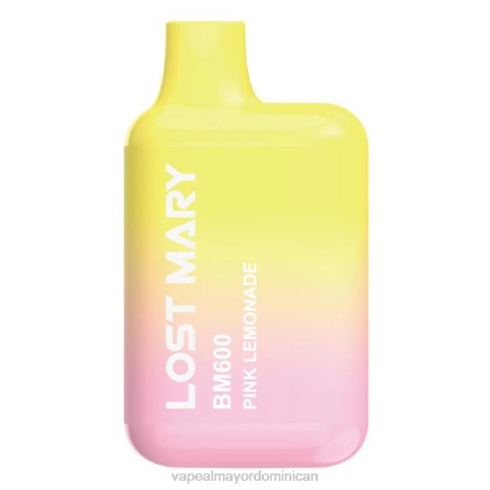 X82D370 - tienda de vapeo al por mayor República Dominicana limonada rosa LOST MARY BM600