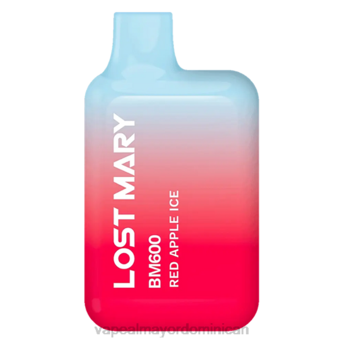 X82D372 - tienda de vapeo al por mayor hielo de manzana roja LOST MARY BM600