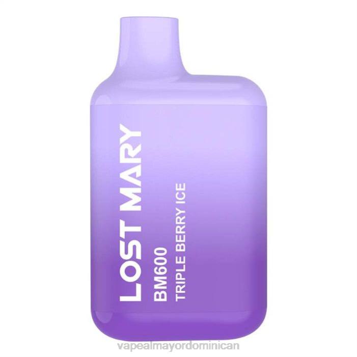 X82D376 - distribuidor vapeo al por mayor hielo de triple baya LOST MARY BM600
