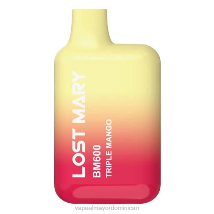X82D377 - productos de vapeo al por mayor mango triple LOST MARY BM600